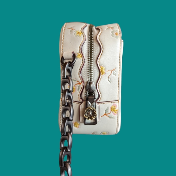 Rare 1941 Tea rose Turnlock Camera bag with C chain - Picture 5 of 12